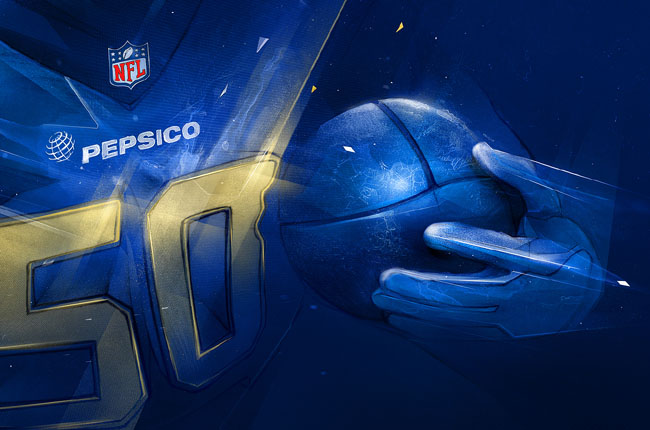 2016 PEPCITY SUPER BOWL系列插画设计