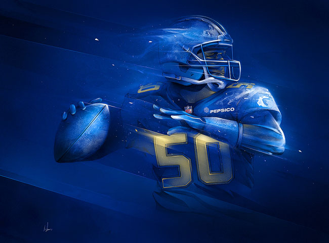 2016 PEPCITY SUPER BOWL系列插画设计