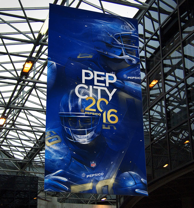 2016 PEPCITY SUPER BOWL系列插画设计