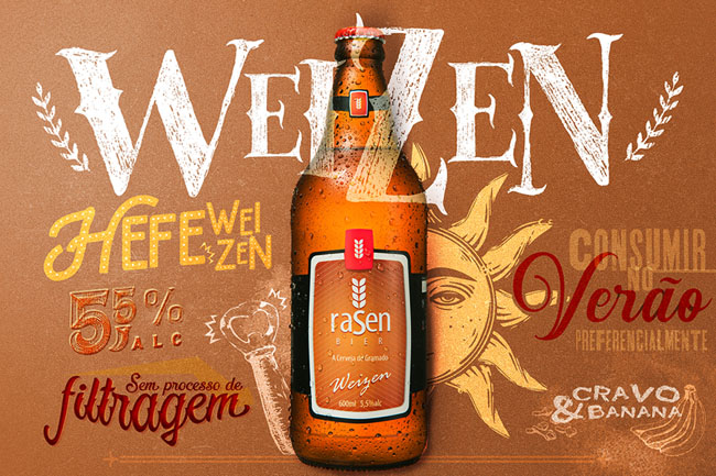 Rasen Bier啤酒海报设计