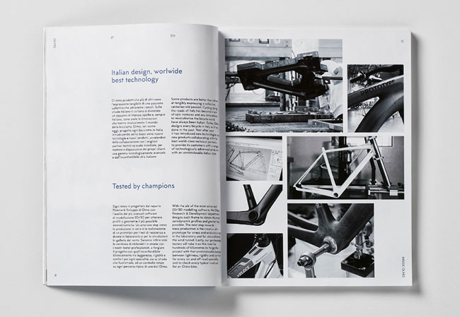 Olmo bikes高级自行车品牌宣传册设计