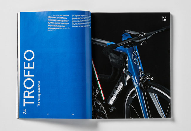 Olmo bikes高级自行车品牌宣传册设计