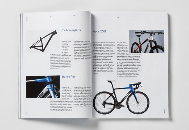 Olmo bikes高级自行车品牌宣传册设计
