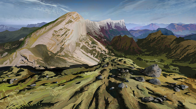 英国Nevena Nikolcheva场景插画设计作品