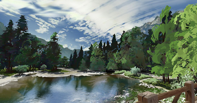 英国Nevena Nikolcheva场景插画设计作品