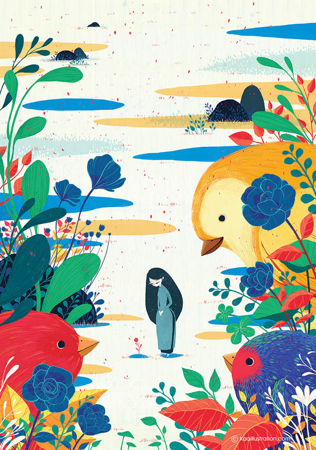 漂亮的5muaartbook书籍插画设计