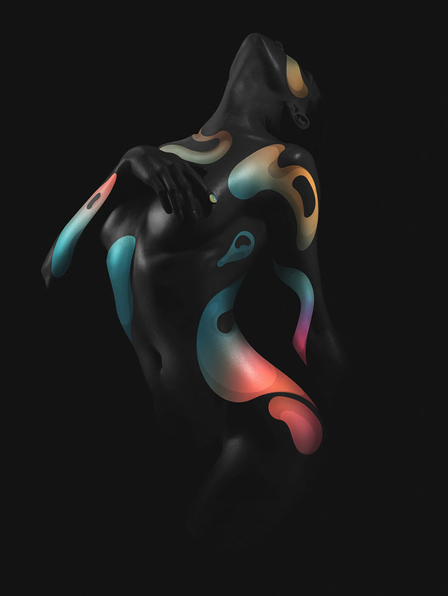 Human Fluidity主题数码艺术设计