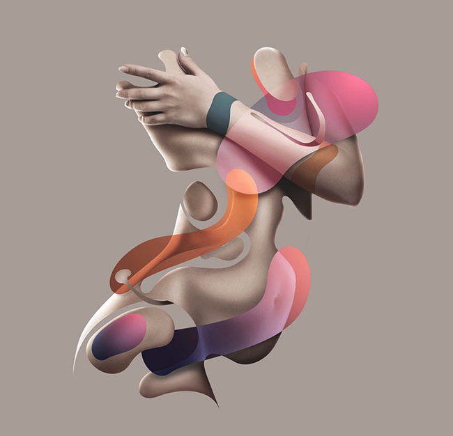 Human Fluidity主题数码艺术设计