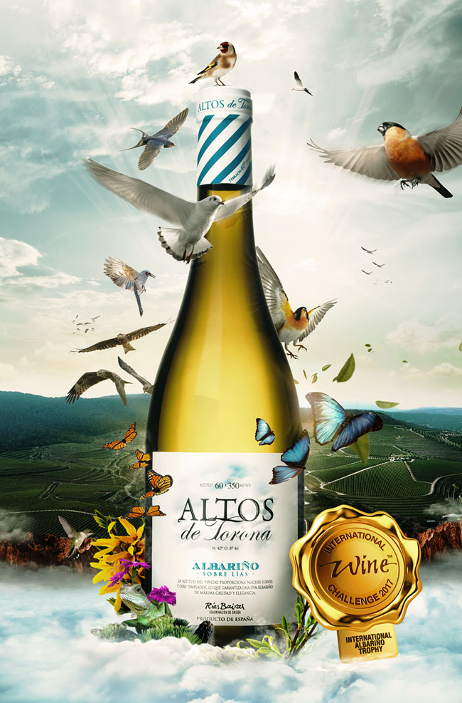 Altos葡萄酒数码广告设计