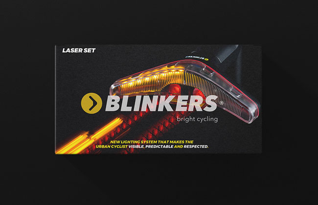 Blinkers单车智能配件品牌形象设计