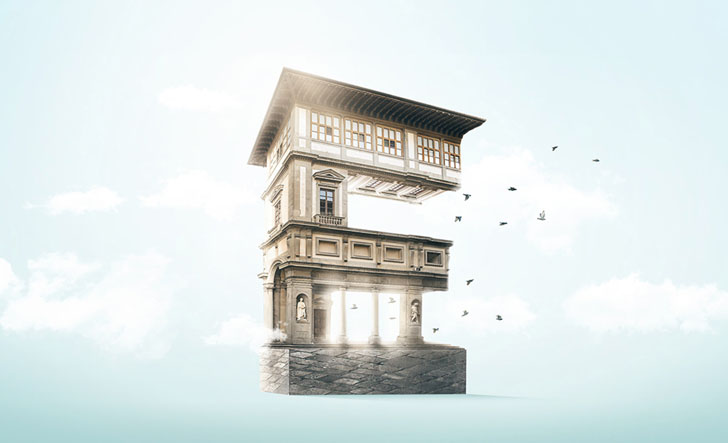 KERNED古建筑创意字体设计欣赏
