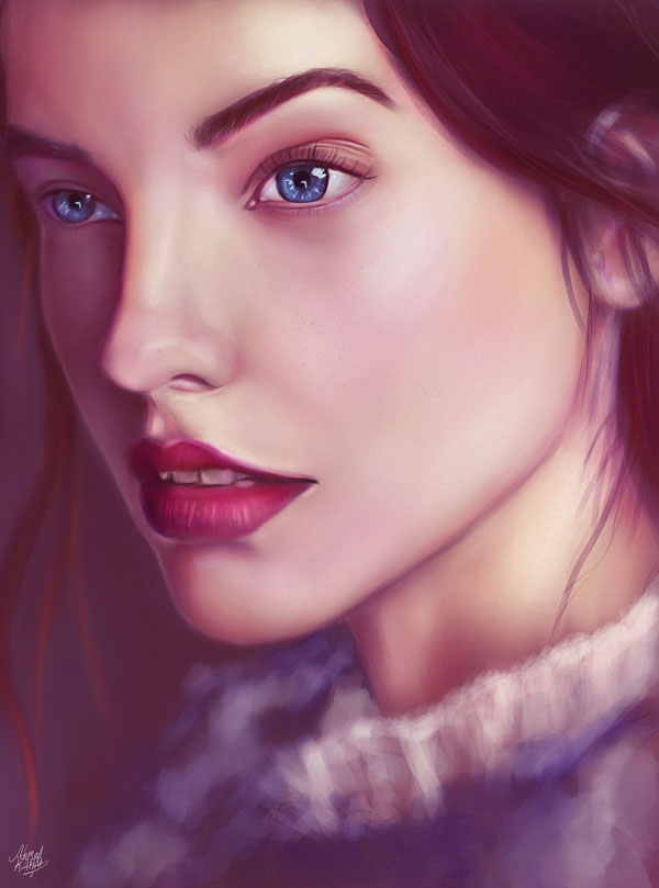 魅力十足的女性人物插画设计案例欣赏