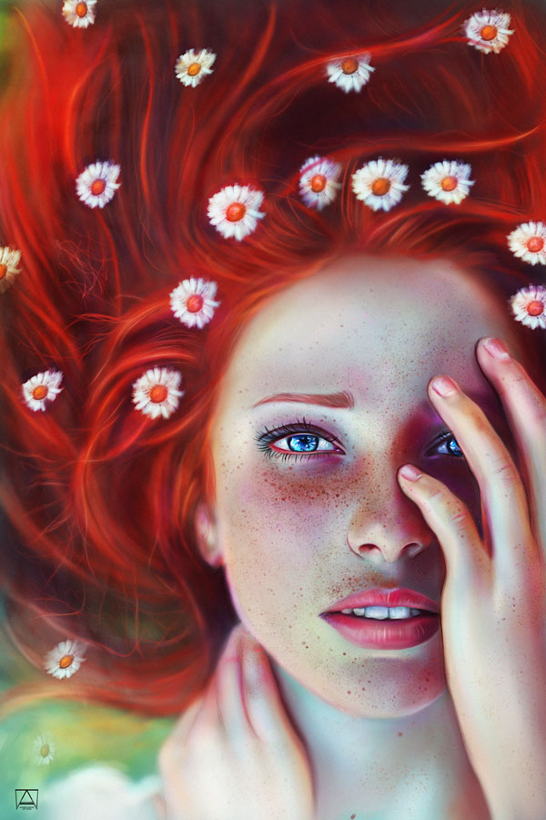 魅力十足的女性人物插画设计案例欣赏