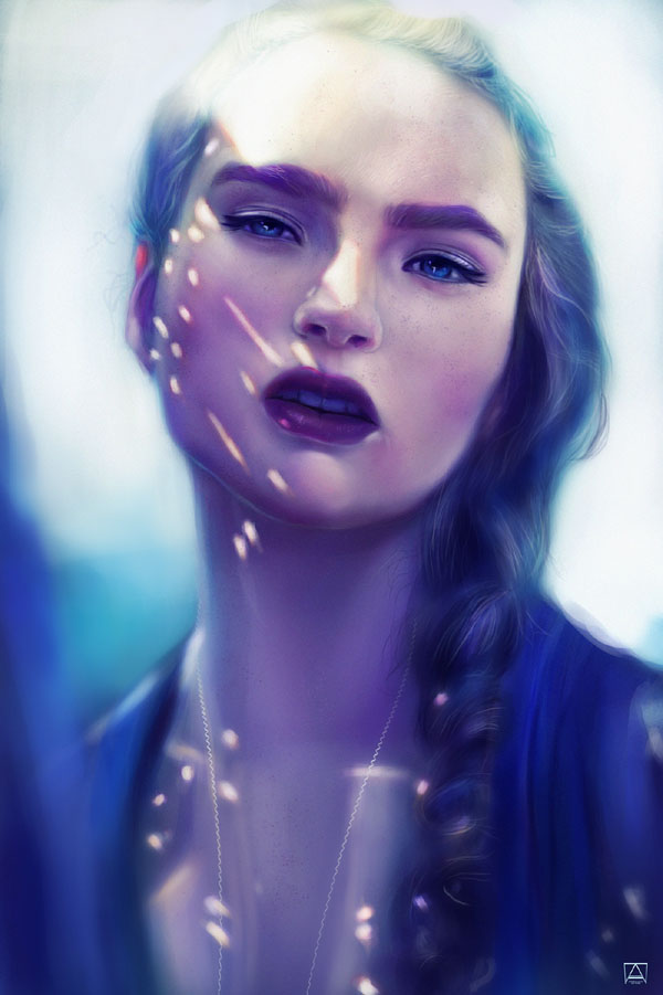 魅力十足的女性人物插画设计案例欣赏