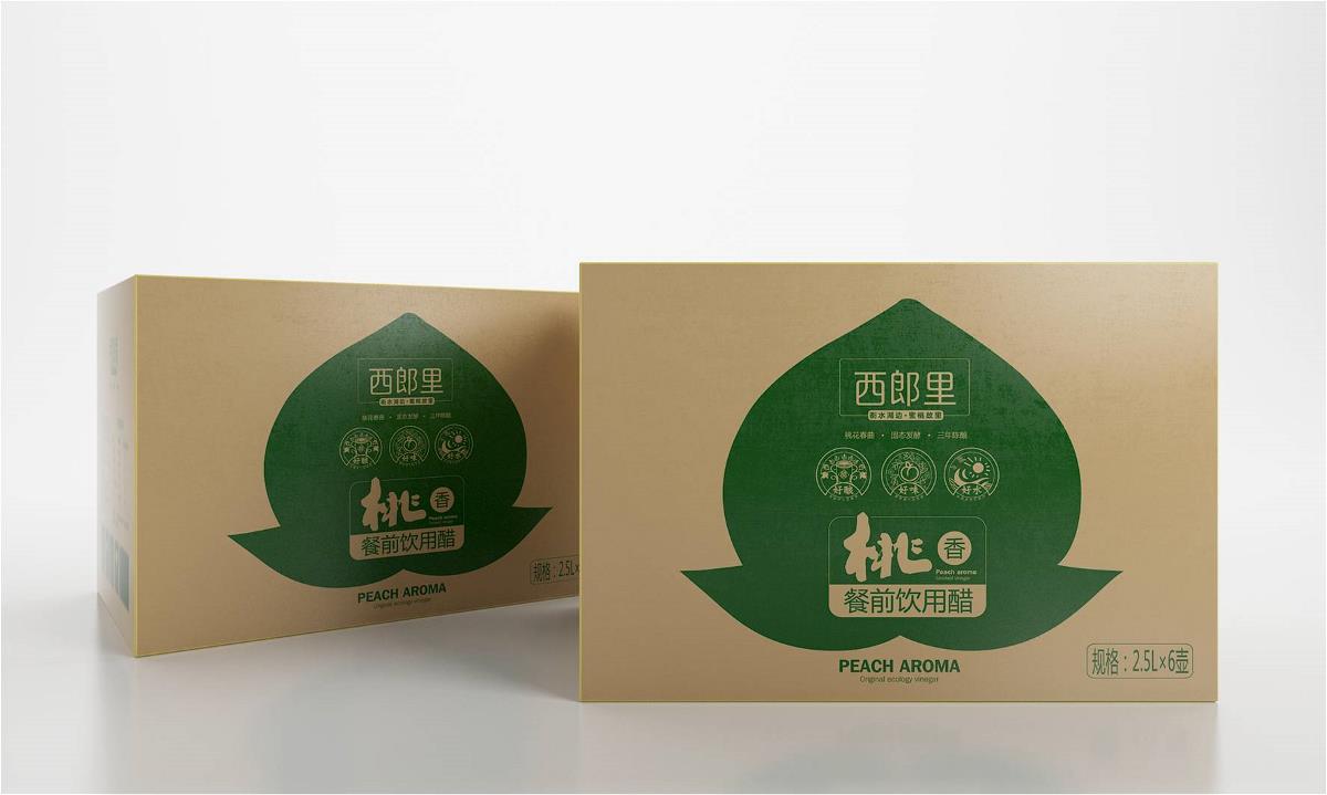 徐桂亮品牌设计——西郎里桃香醋