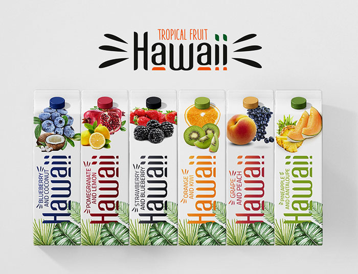 国外精美的Hawaii果汁包装设计欣赏