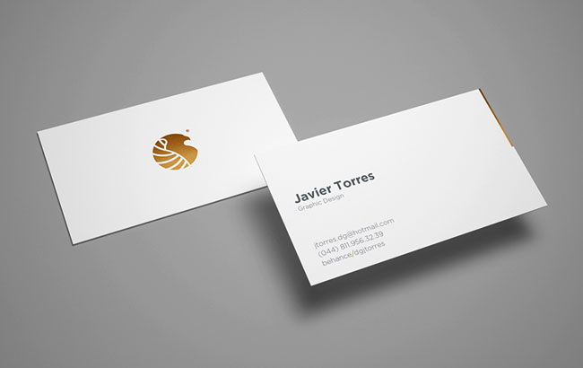 墨西哥设计师Javier Torres极简名片设计