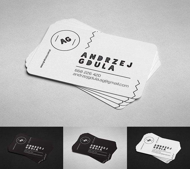 国外优秀设计师Mockups Design名片设计模版
