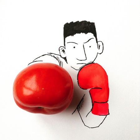 国外艺术家Kristian Mensa创意趣味小插画