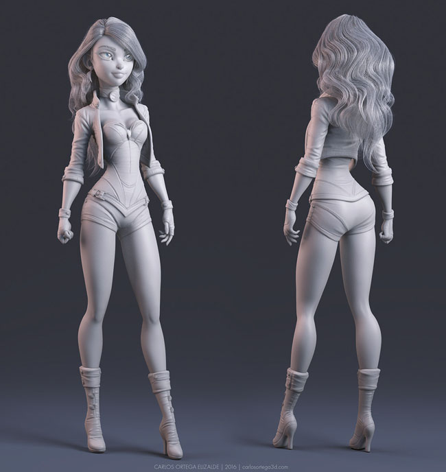 墨西哥Carlos Ortega动漫人物设计作品欣赏