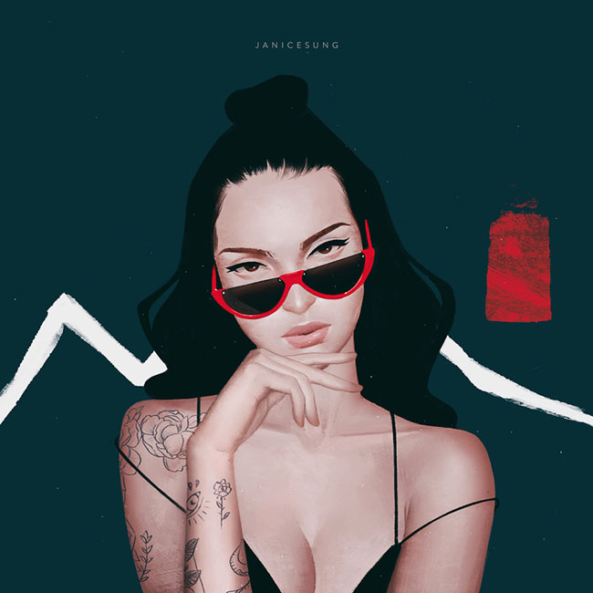 加拿大Janice Sung时尚女性人物插画设计欣赏