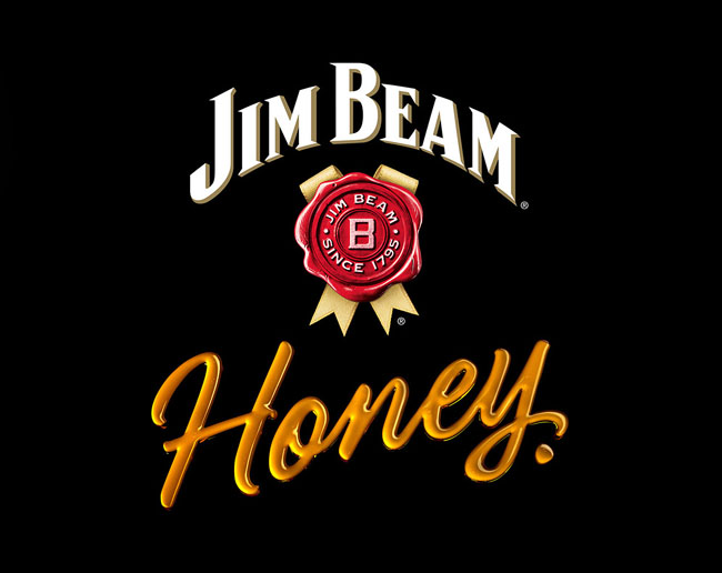国外Jim Beam蜂蜜威士忌包装设计作品