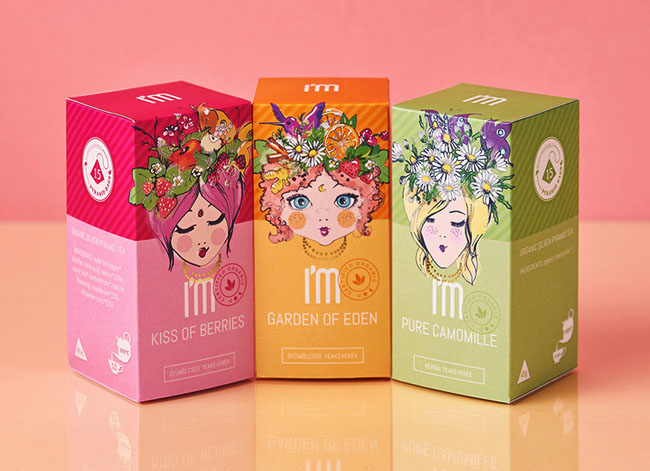 匈牙利I''M TEA高档茶包装设计作品