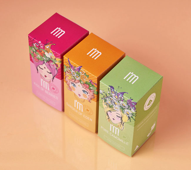 匈牙利I''M TEA高档茶包装设计作品