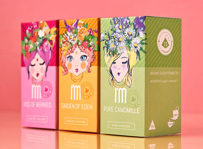 匈牙利I''M TEA高档茶包装设计作品