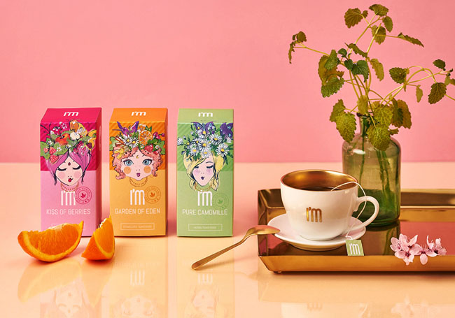 匈牙利I''M TEA高档茶包装设计作品