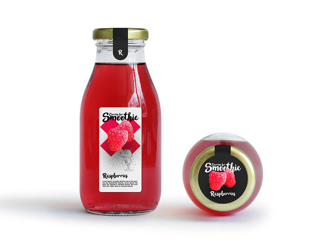 国外smoothies果汁饮料品牌形象设计作品