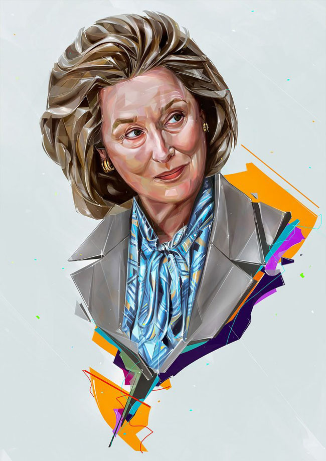 乌克兰Denis Gonchar人物插画设计作品