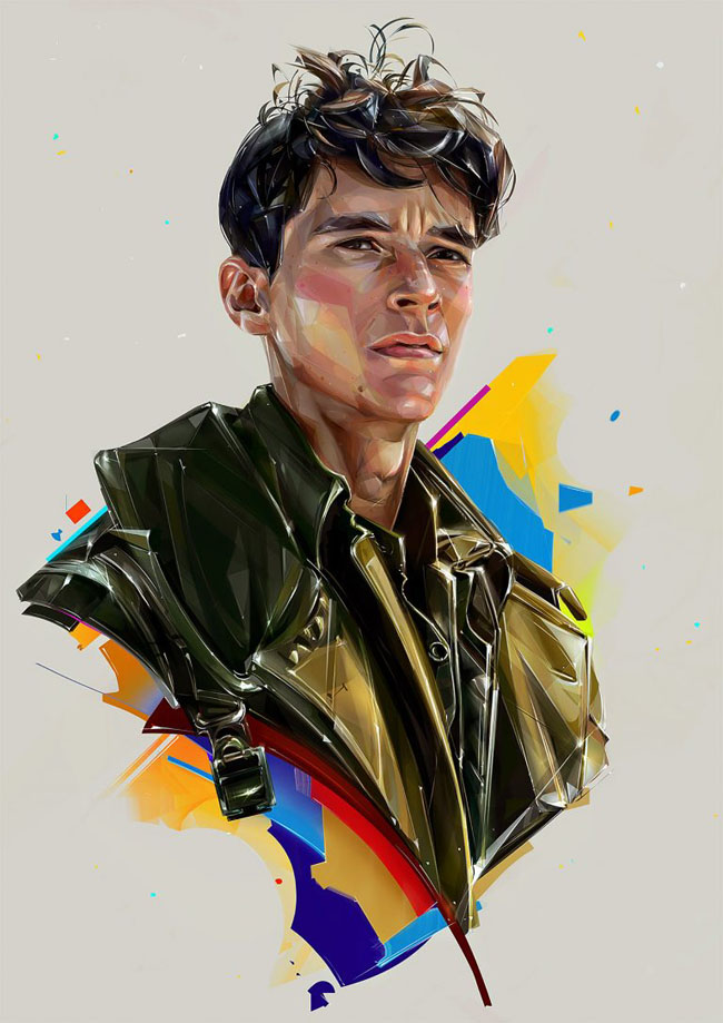 乌克兰Denis Gonchar人物插画设计作品