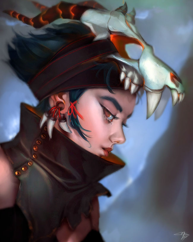国外Marco Aurelio漂亮生动的女性人物插画设计欣赏