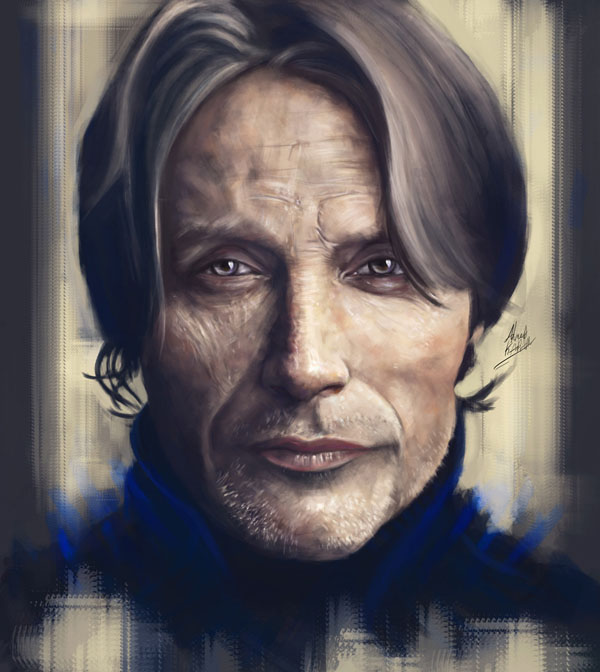 国外设计师Ahmed Karam男性人物肖像插画设计作品欣赏