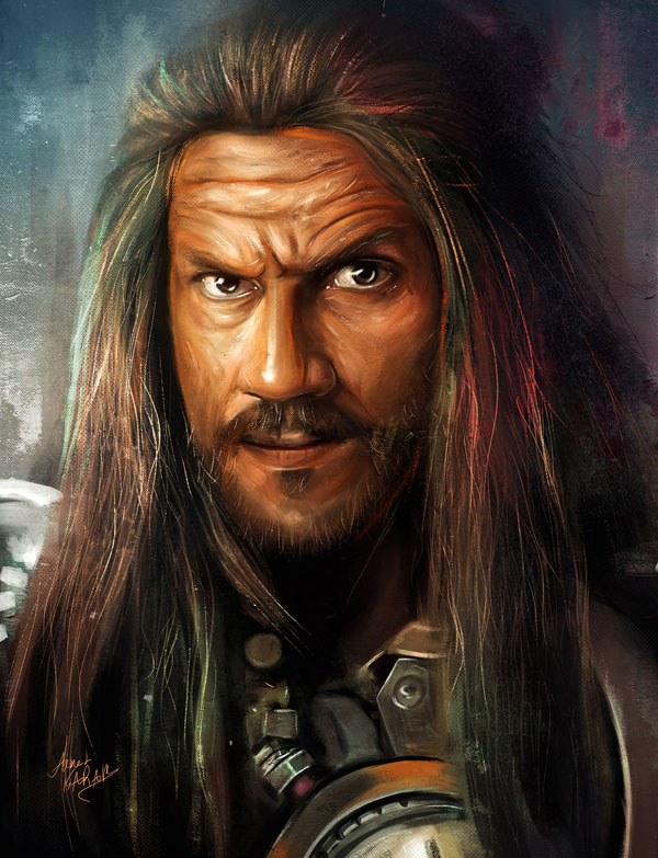 国外设计师Ahmed Karam男性人物肖像插画设计作品欣赏