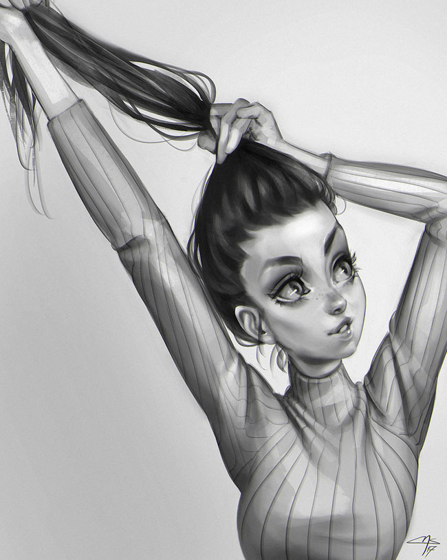 巴西Marco Aurelio女性人物插画设计合集