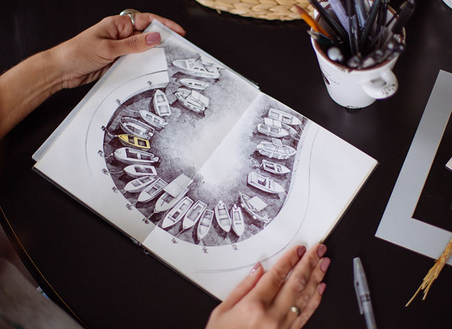 白俄罗斯Marina Gorskaya手绘插画设计作品