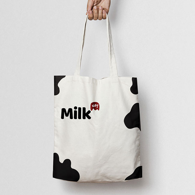 国外MilkUp!牛奶品牌包装设计作品
