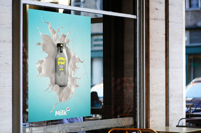 国外MilkUp!牛奶品牌包装设计作品