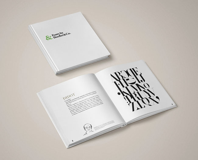 Hoefler&Co字体作品目录画册设计