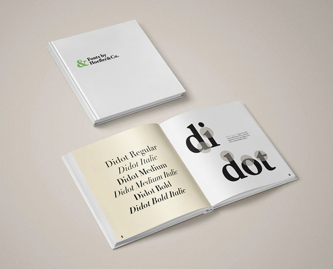 Hoefler&Co字体作品目录画册设计