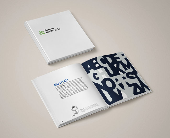 Hoefler&Co字体作品目录画册设计