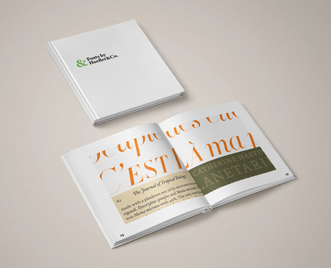 Hoefler&Co字体作品目录画册设计
