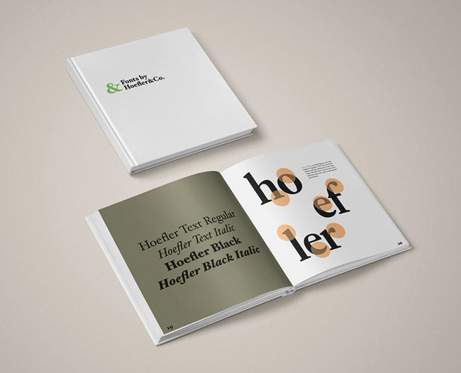 Hoefler&Co字体作品目录画册设计
