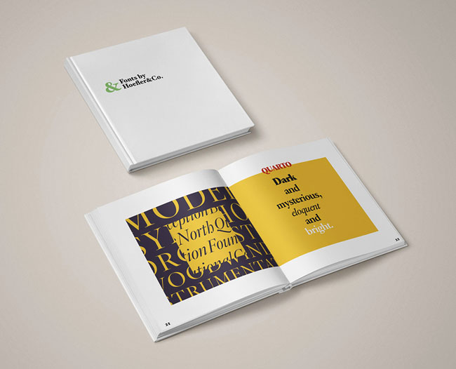 Hoefler&Co字体作品目录画册设计