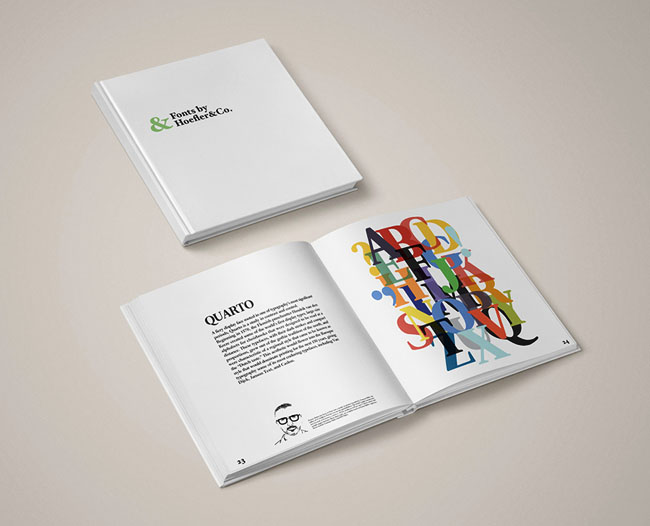 Hoefler&Co字体作品目录画册设计