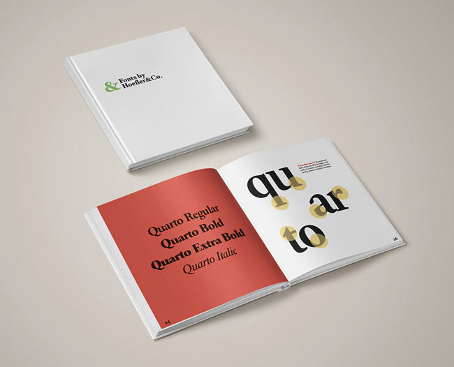 Hoefler&Co字体作品目录画册设计