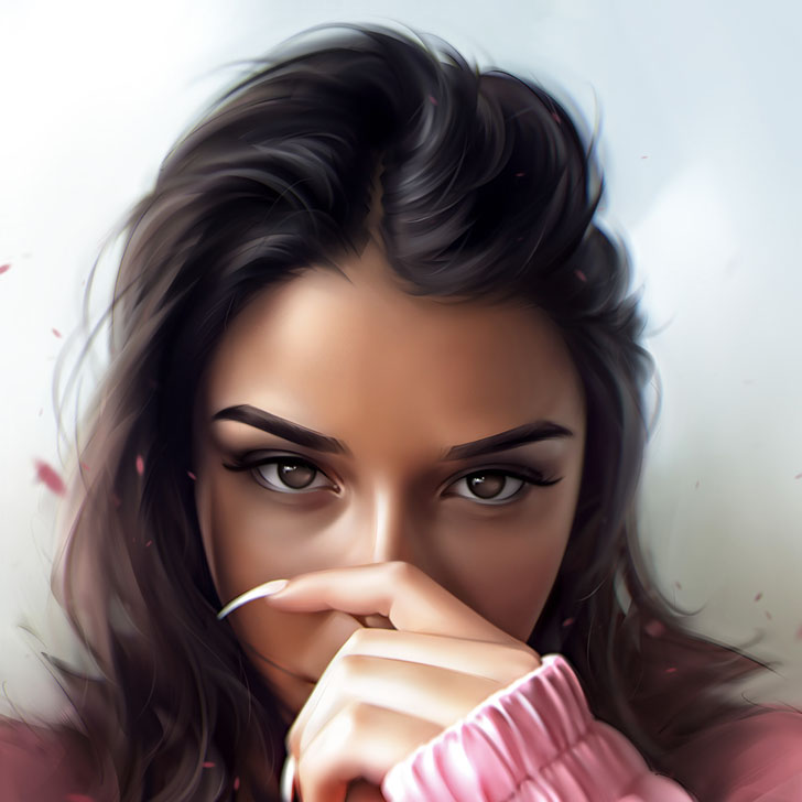 Michael Corbin唯美漂亮的女孩插画设计欣赏