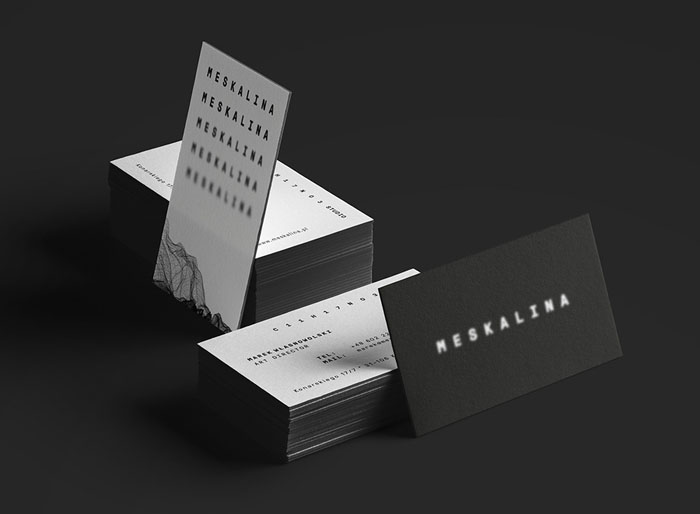 国外Meskalina Studio工作室名片设计欣赏